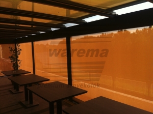 T2 pergola ZIP árnyékolóval
