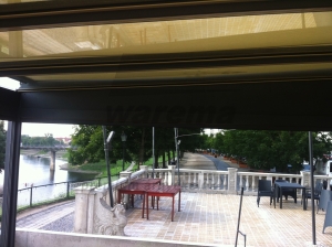 Üvegezett Warema T2 pergola