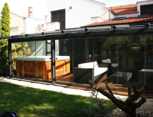 T1 pergola üvegzárással, Szolnok